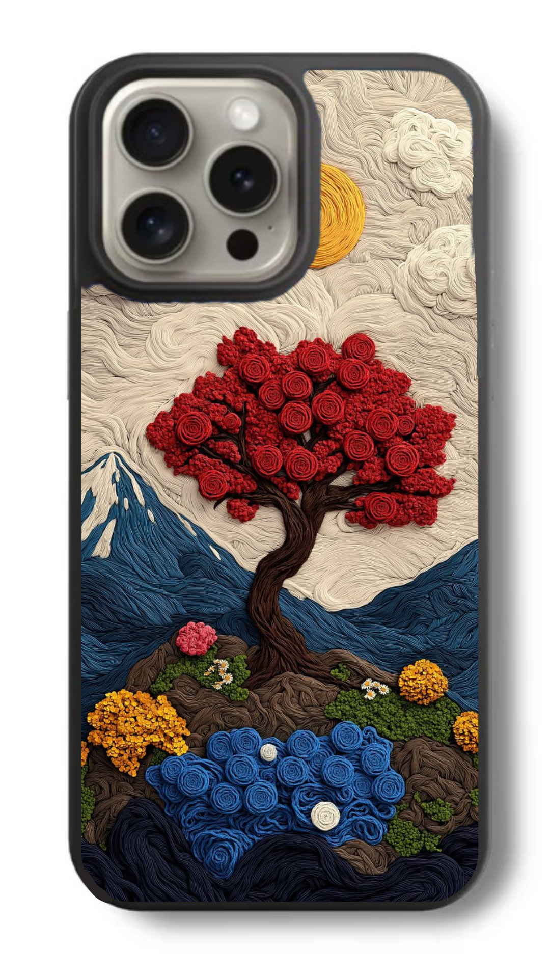 Threaded Nature – Embroidery Art Glass Cover