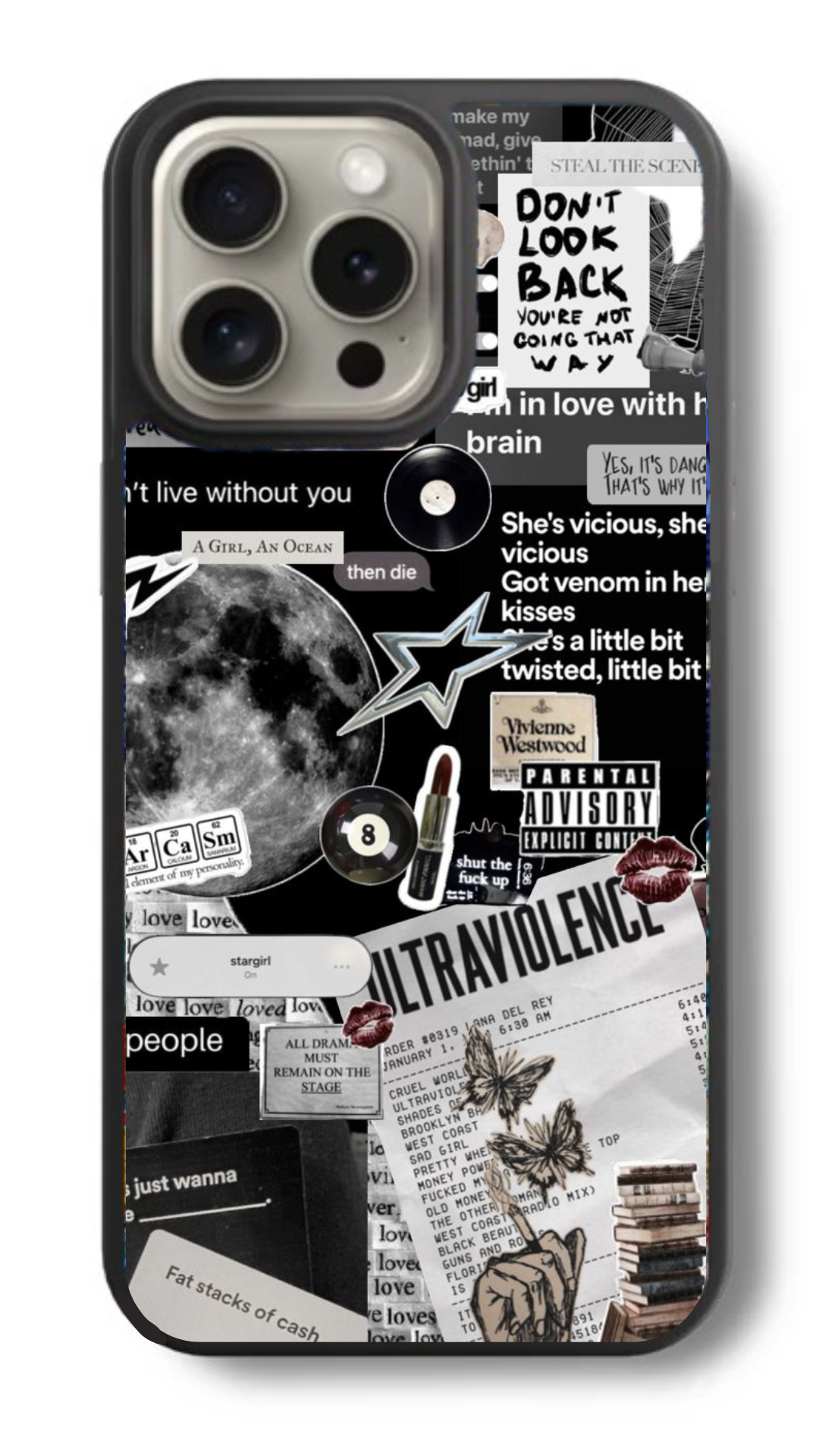 Don’t Look Back – Forward Always Glass Cover