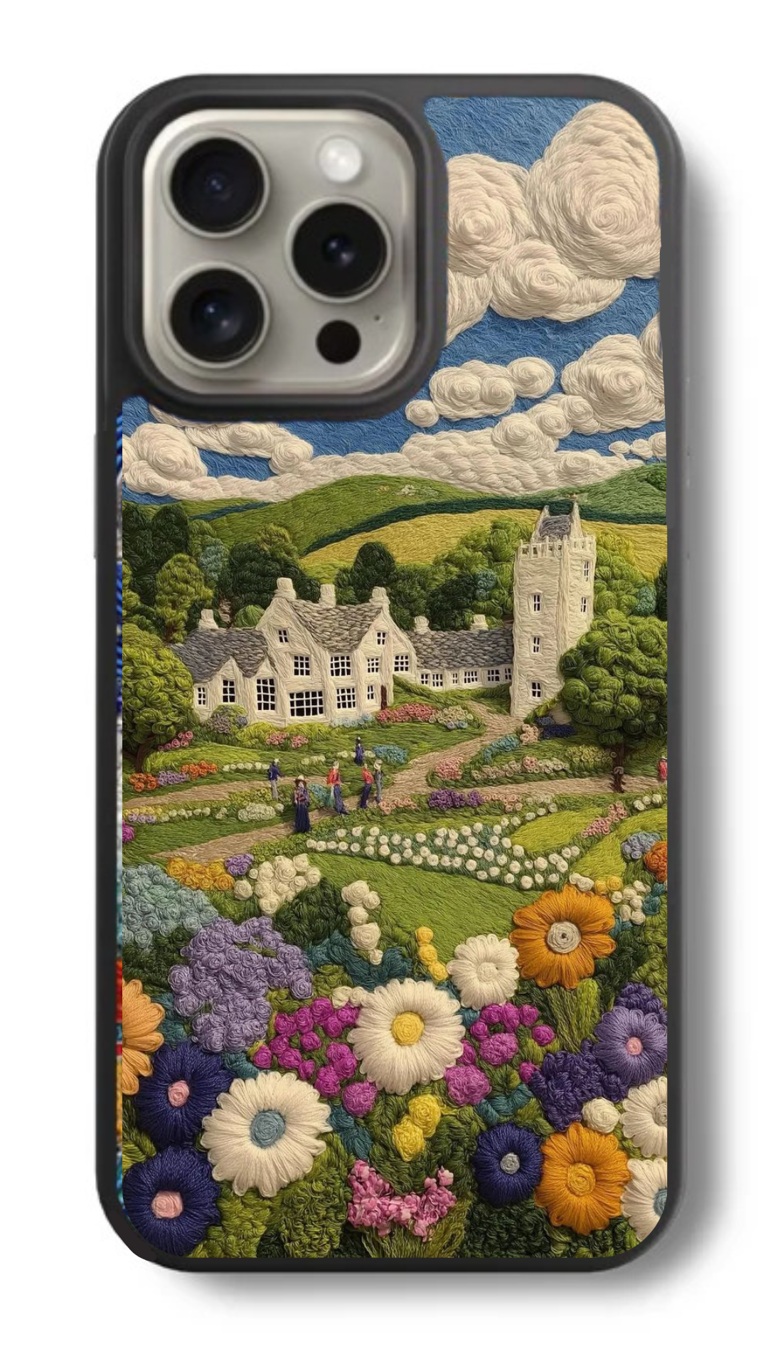 Threaded Dreams – Embroidery Castle Glass Cover