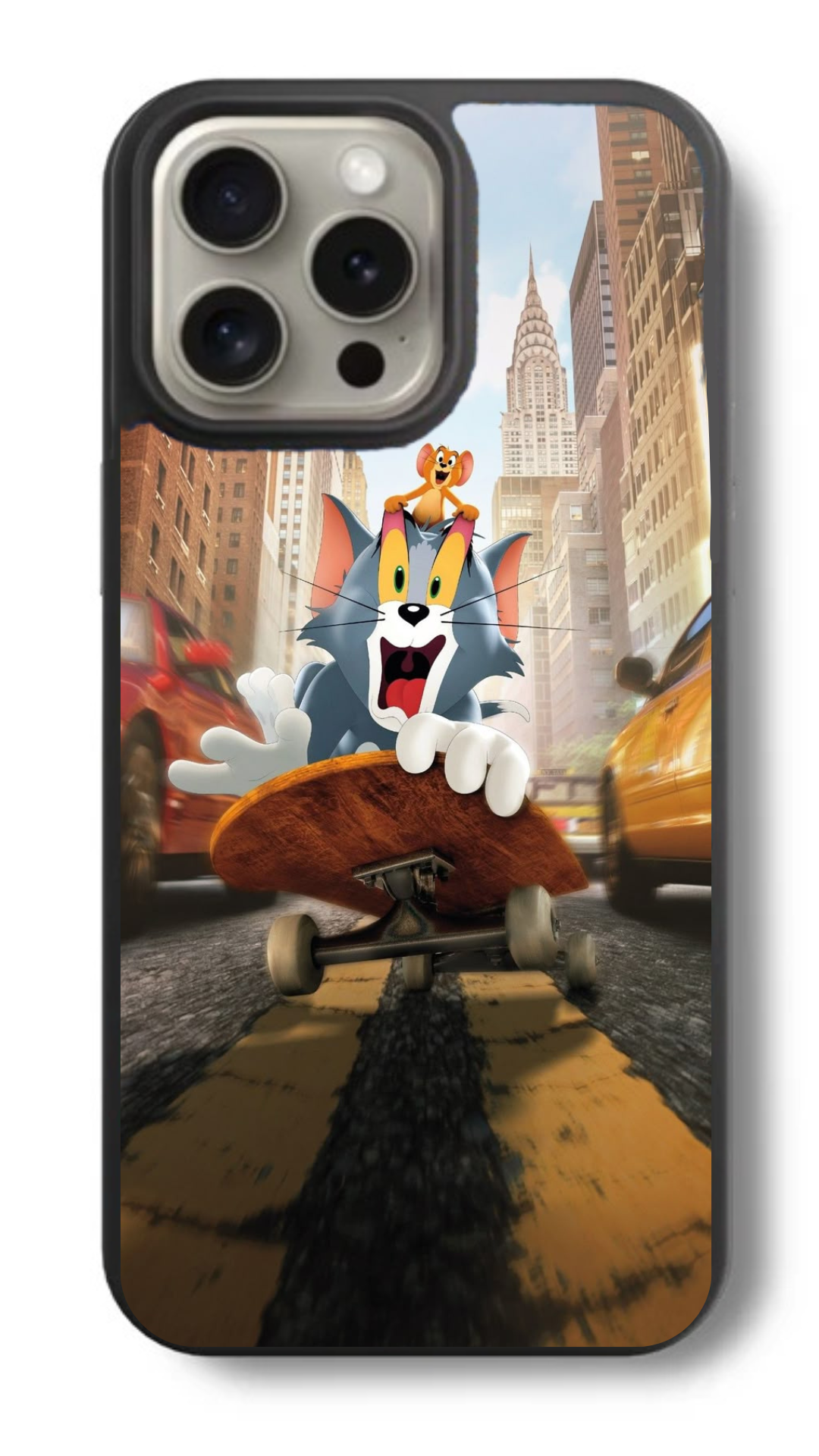 Tom & Jerry – Skate Chase Glass Cover