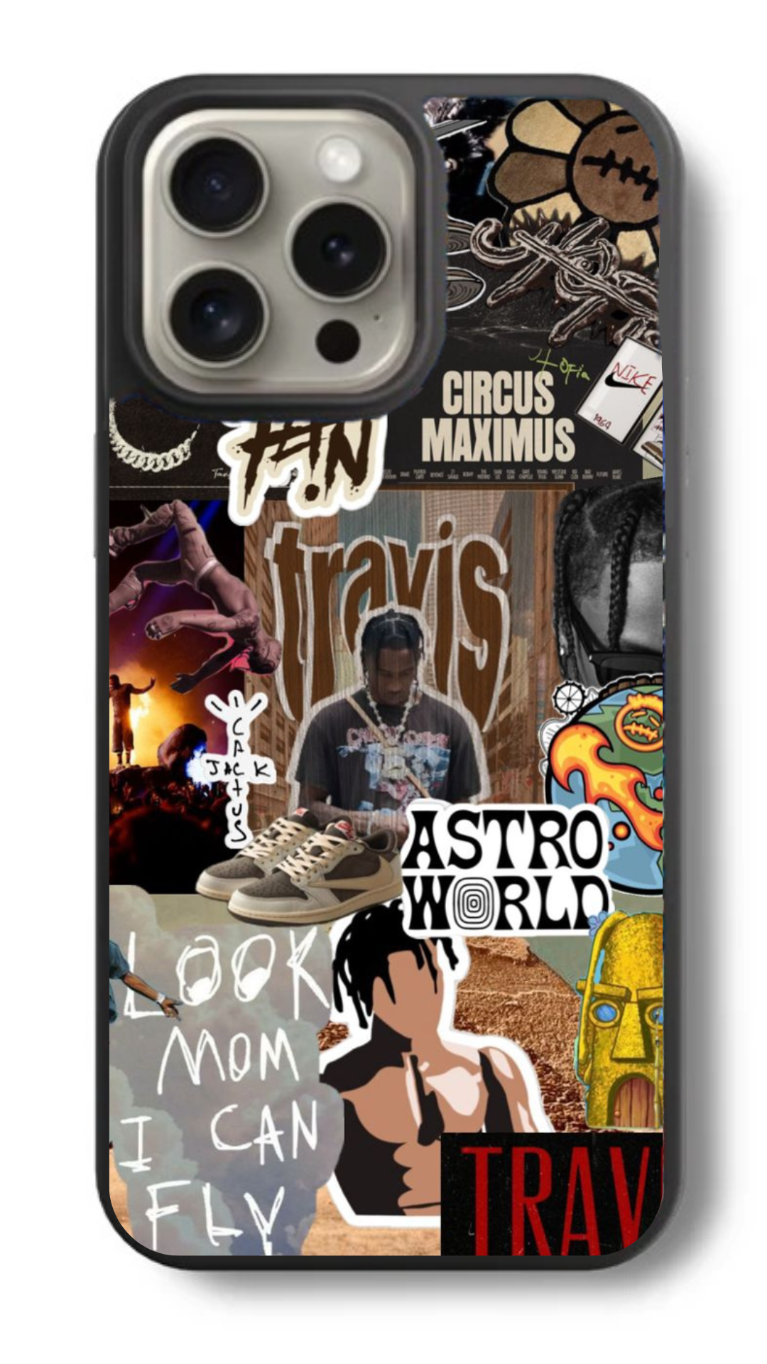 Travis Scott Astral Flame Glass Cover