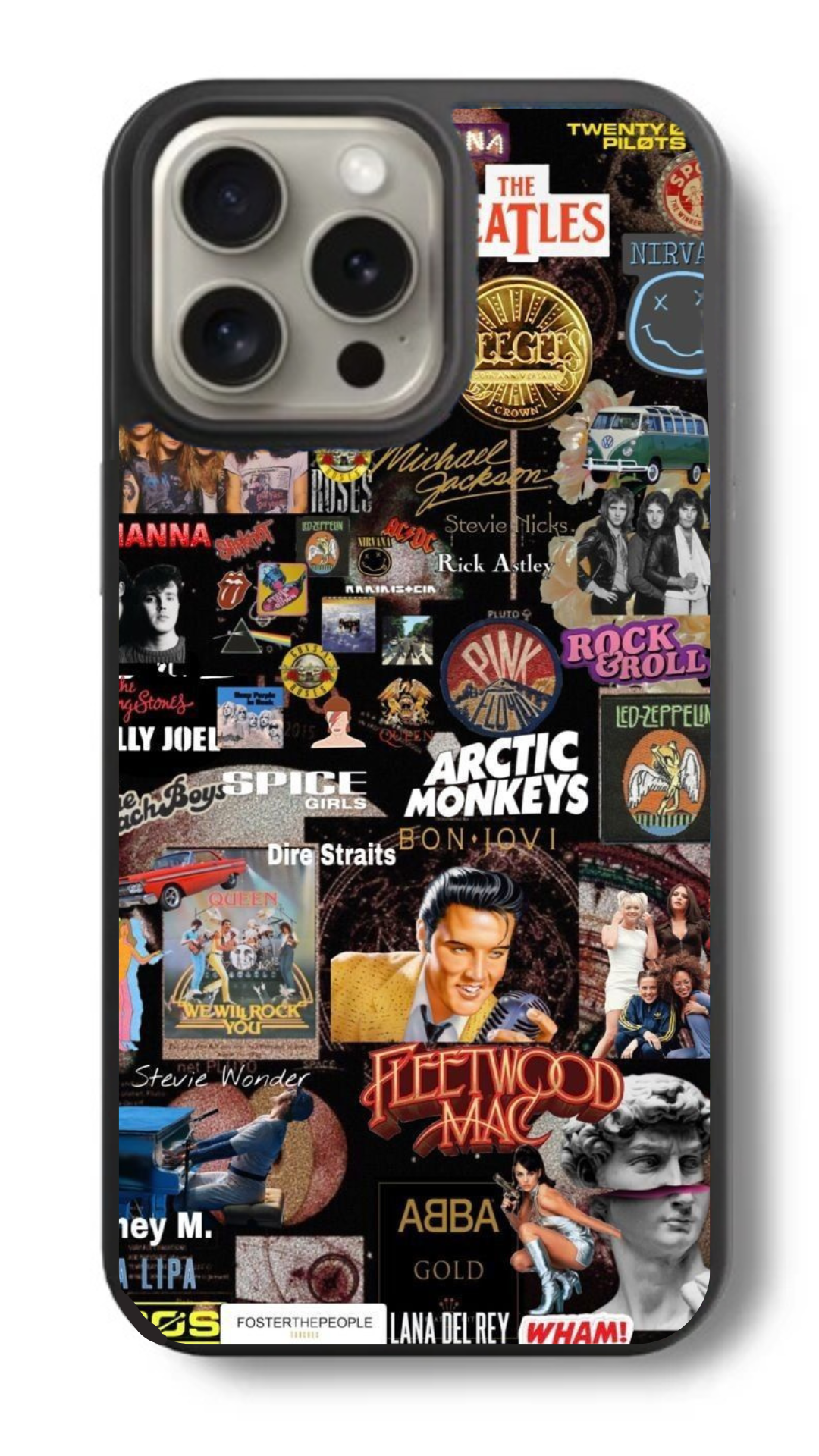 The Beatles Vintage Harmony Glass Cover