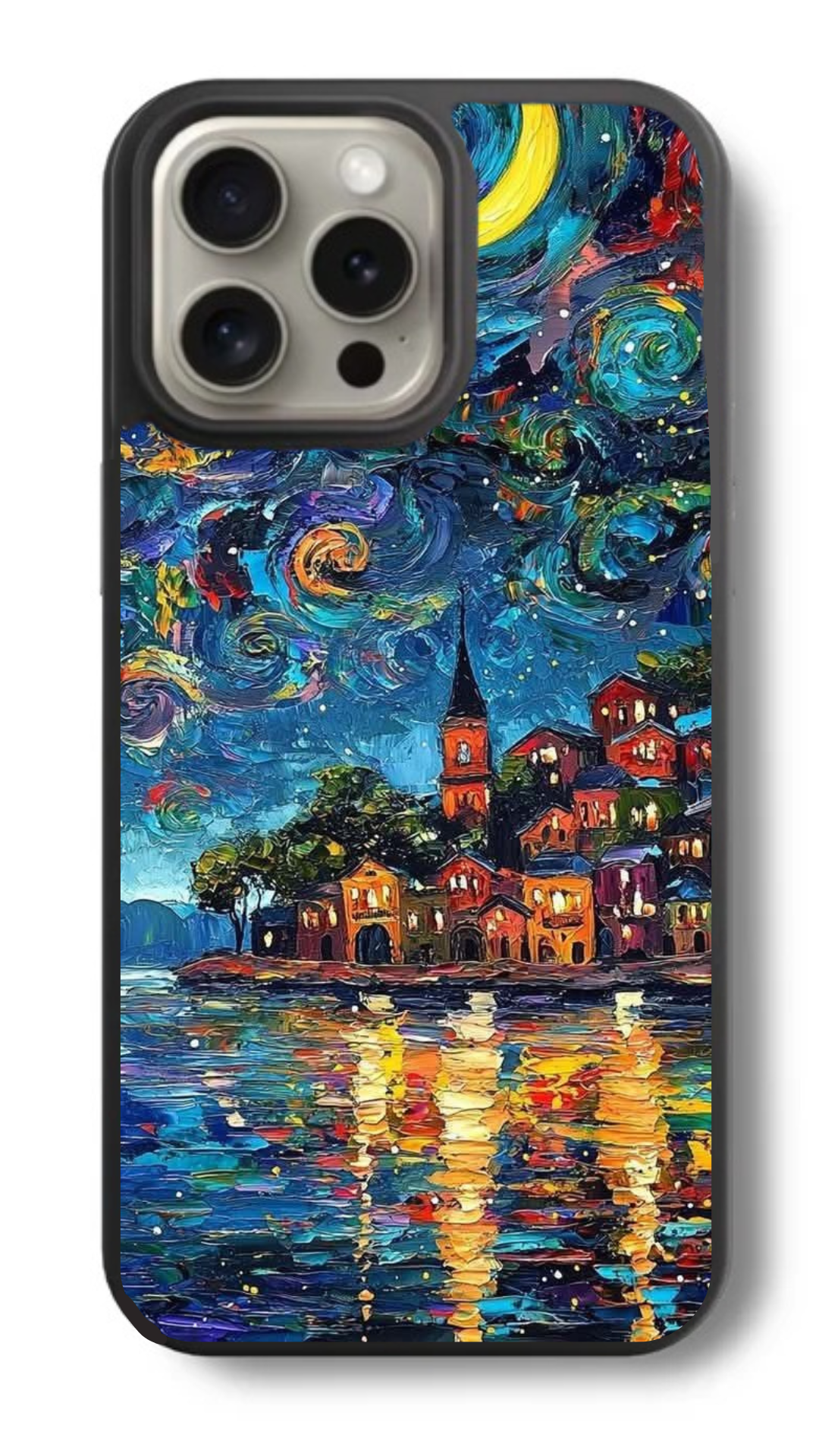 Van Gogh Starry Nights Sky Glass Cover