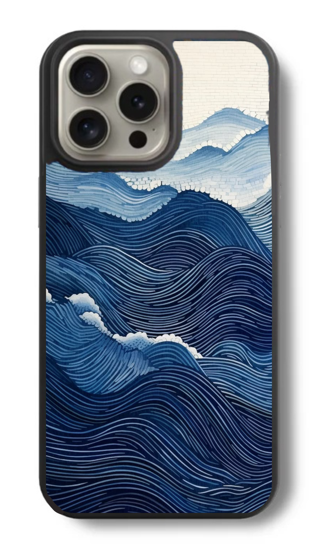 Wavy Print – Classic Glass Cover