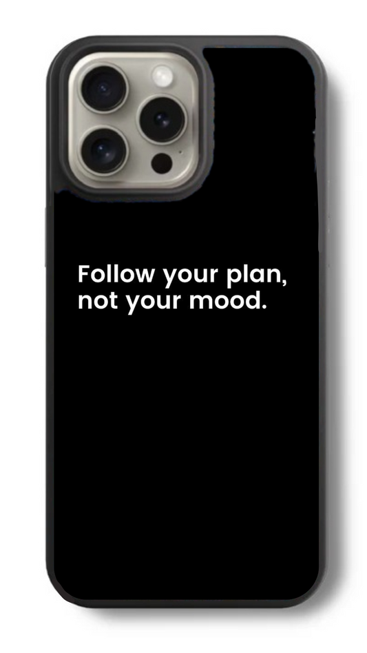 Follow Your Plan – Stay on Track Glass Cover