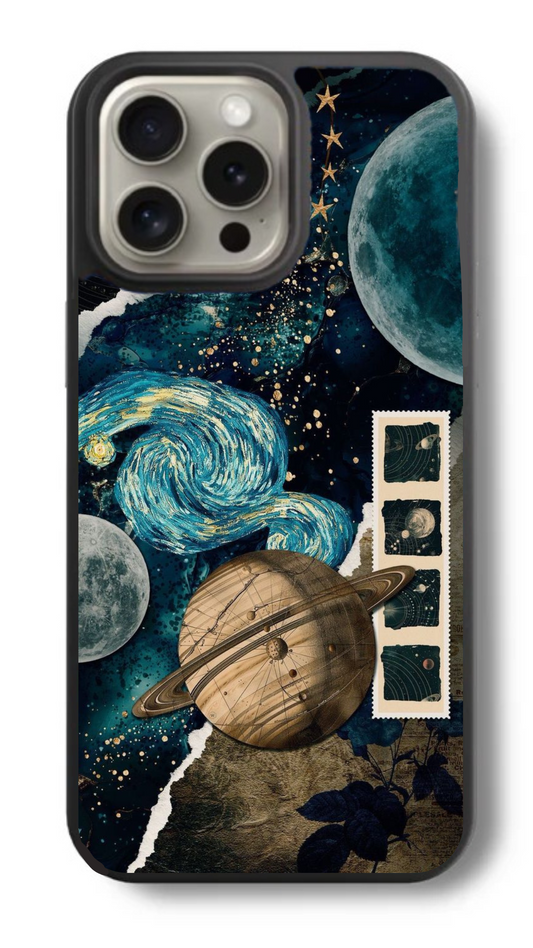 Van Gogh Cosmic Whirl Glass Cover