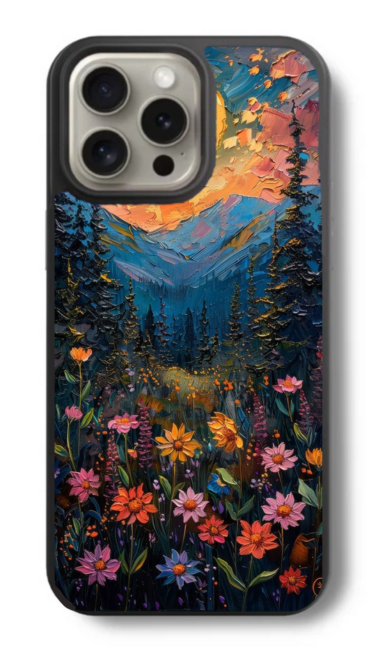 Flower Valley Glass Phone Cover